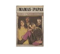 Aleakea Poster vintage The Mamas The Papas Band - Art mural rétro décoratif pour décoration d'intérieur, chambre à coucher, salon - 30 x 45 cm