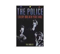 Aleakea Poster vintage « The Police - Every Breath You Take » - Art mural rétro décoratif pour décoration d'intérieur, chambre à coucher, salon - 30 x 45 cm