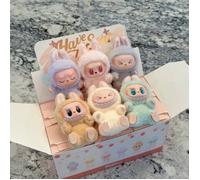 Aléatoire 6PC -Labubu V2 - The Monsters Have a Seat - 15cm -have a seat PORTE CLES Cadeau PELUCHE