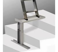 aleawol Niveleur d'échelle pour escaliers, hauteur réglable, pieds stabilisateurs antidérapants pour sécurité d'escalier, capacité de poids 650 kg