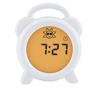 Alecto - Réveil pédagogique BC-100 - Veilleuse et alarme - Blanc