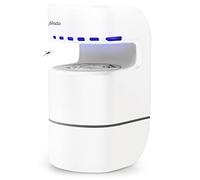 Alecto BC-14WH Lampe anti-insectes LED - piège à moustiques et mouches sans produits chimiques, lumière UV avec ventilateur silencieux, récipient amovible, surface 30 m² - Blanc