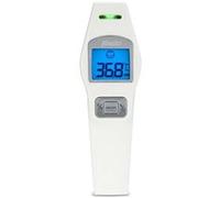 Alecto Thermomètre frontal BC-37 infrarouge haute précision mémorisation de 20 mesures blanc