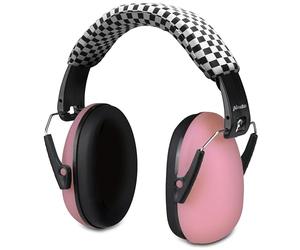 Alecto BV-71 Casque antibruit pour enfant - Protection auditive pour enfants - Protections d'oreilles - pour 18 mois à 12 ans - Rose