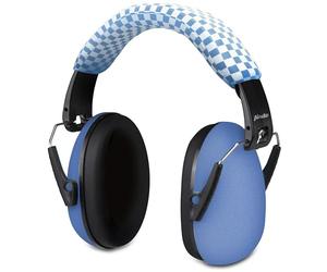 Alecto BV71 casque antibruit pour enfants - protection auditive 29 dB SNR, pliable, léger, réglable - pour concerts, festivals, études - bleu