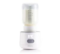 Alecto BW1000 Chauffe-biberon portable pour les déplacements et les stimulations, convient à presque tous les biberons - Blanc