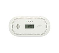 Alecto Détecteur Monoxyde Carbone avec Écran LCD Alarme 85 dB Puissant Blanc