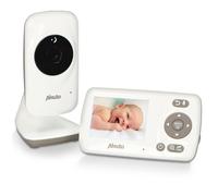 Alecto DVM-71 - Babyphone avec caméra et écran couleur 2.4"", blanc/taupe