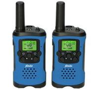 Alecto FR-115BW - Lot de deux talkie-walkies pour enfants, Portée jusqu’à 7 kilomètres, blue/noir Bleu-Noir G