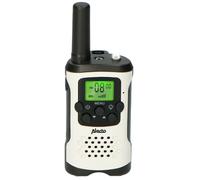 Alecto FR-175 - Lot de deux talkie-walkies, Portée jusqu’à 7 kilomètres, blanc/noir