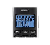 Alecto FX-6000 - Téléphone DECT senior avec grandes touches - 1 combiné - Noir
