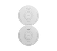 Alecto Pack de 2 Détecteurs de Fumée 85dB avec Pile de 5 ans Certifié EN14604