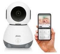 Alecto SMARTBABY10 - Babyphone Wi-Fi avec caméra - Blanc/Gris Blanc,Anthracite G