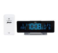 Alecto Station météo sans fil WS-2500 – écran couleur, capteur ext., prévisions 12-24 h – Noir