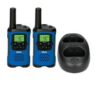 Alecto Talkies-walkies FR175BW - Ensemble de 2, portée jusqu'à 7 km, 8 canaux, Bleu/Noir