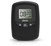 Alecto Unité bébé supplémentaire pour babyphone DBX80BK - Babyphone avec portée de 3 km - Rechargeable et fonction VOX - Noir