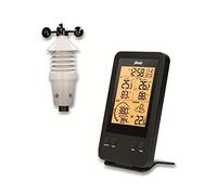 Alecto WS-3400 - Station météo professionnelle avec capteur extérieur sans fil, noir