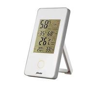 Alecto WS-75 - Thermomètre/hygromètre numérique, Mesure la température et l'humidité dans Les environnements intérieurs, Fonctionne sur Piles, Affichage LCD, Blanc