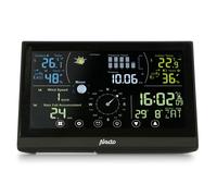 Alecto WS3875 - Station météo professionnelle 6-en-1 - Capteur extérieur sans fil - Noir