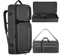 Aleemin Sac de transport pour manette DJ compatible avec DDJ FLX10 / 1000 / REV7 / REV5 / SC LIVE 4, DJ souple avec plusieurs poches pour contrôleur DJ et accessoires (taille M)