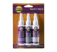 Aleene's Try Me Size Tacky Pack .66oz 3/Pkg-Fast Grab, Quick Dry & Clear Gel