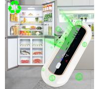 ALEENFOON Désodorisant pour réfrigérateur avec 3 modes, surveillance de la température et du niveau de batterie, éliminateur d'odeurs de réfrigérateur avec affichage LED, désodorisant rechargeable