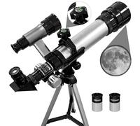 ALEENFOON Télescope Astronomique pour Enfants, 20X 60X avec Trépied, Boussole et Lentille Finder - Ensemble de Jouets