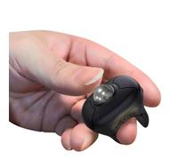 ALEENFOON Trackball Souris sans Fil,2,4 GHz + BLT Souris à Anneau pour Présentations,Salles de Classe Multimédia,Contrôle Mobiles Applications,Système d'information du Véhicule,pour PC/Android/Mac