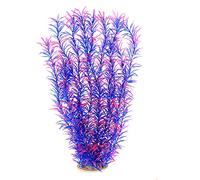 ALEGI Grande Plante Artificielle décorative pour Aquarium - 53,3 cm - sans Danger pour Tous Les Poissons - Violet