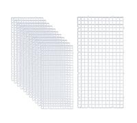 ALEGI Lot de 12 séparateurs d'aquarium en plastique pour cage à œufs - Plateau inférieur - Grille d'isolation - Séparateur de vitre (S 12 pièces)
