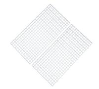 ALEGI Lot de 2 plateaux de séparation en plastique pour aquarium - Grille d'isolement pour fond d'aquarium - Noir
