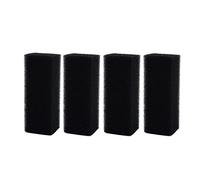 ALEGI Lot de 4 filtres en éponge bio pour aquarium - Insert en mousse de rechange pour filtres de 110/30 PPI