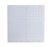 ALEGI Lot de 4 grilles d'isolement pour aquarium - Noir