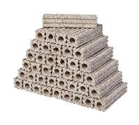 ALEGI Lot de 54 médias filtrants bio en céramique pour réservoir de puisard, étang, aquarium (petits 54 pièces)