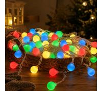 ALEGRE® Guirlande lumineuse globe avec pile - 3 m - 20 LED - Pour l'intérieur et l'extérieur - Pour chambre d'enfant, mariage, jardin, camping, décoration de Noël