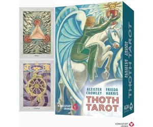 Aleister Crowley Thoth Tarot Pocket DE: 78 Karten mit Anleitung (Original-Farben!)