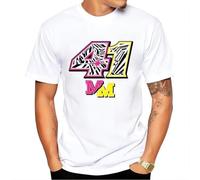 Aleix Espargaro Number 41 T-Shirt Summer Men Short Sleeve GS Adventure Motorcycle Sport Casual Boy