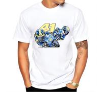 Aleix Espargaro Number 41 T-Shirt Summer Men Short Sleeve GS Adventure Motorcycle Sport Casual Boy