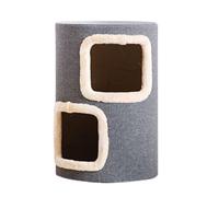 ALEjon Arbre à Chat Arbre à Chat d'intérieur, Chaise Multifonction et nid de Chat 2 en 1, Meubles pour Chat Forts et porteurs avec Jouet Boule Suspendu à l'intérieur
