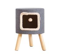 ALEjon Arbre à Chat Arbre à Chat d'intérieur, Chaise Multifonction et nid de Chat 2 en 1, Meubles pour Chat Forts et porteurs avec Jouet Boule Suspendu à l'intérieur