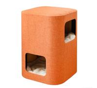 ALEjon Arbre à Chat Arbre à Chat Multifonction, Chaise et nid de Chat 2 en 1, Tour d'activité pour Chat sur Le côté avec Planche d'appui en sisal et Tapis lavables d'intérieur