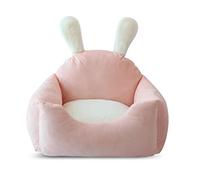 ALEjon Lit pour Chien apaisant Lit pour Animal de Compagnie en Forme de Lapin Mignon Lit pour Chat Maison pour Chien Nid de chenil Chaud Chiot Chaton Coussin Coussin Confortable Maison de Chat Tapis