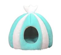 ALEjon Lit pour Chien apaisant Lit pour Animal de Compagnie Tente pour Animaux de Compagnie Lit de Grotte Impression Lit de Maison pour Chat Nid de Chat Auto-Chauffant Confortable Triangle Lit pour