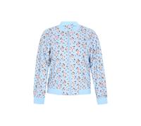 ALEKO Veste mi-saison bleu clair / chocolat / gris clair / melon, Taille S