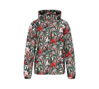 ALEKO Veste mi-saison vert foncé / rouge cerise / blanc, Taille L