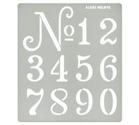 Aleks Melnyk No.159 Pochoir Métal Chiffre, Vintage Industriel Déco, Numero Parking, Pyrogravure Pour Bois, Gabarit, Stencil Reutilisables Loisirs Creatifs, Peinture, 1,5 Pouce