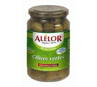 ALELOR - Alélor Olives Vertes Dénoyautées 160G - Lot De 3 - Vendu Par Lot
