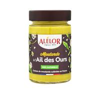 ALÉLOR - Sauce Moutarde à L'Ail des Ours - 100% Naturelle · Sans Colorants ni Conservateurs · Sans Additifs · Agrémente les Vinaigrettes et Mayonnaises - Le Pot de 200g - Le Lot De 4