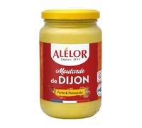 ALELOR - Sauce Moutarde de Dijon Forte et Puissante - Fabriquée en Alsace · Ideal Pour Accompagner les Viandes Rouges, Brochettes et Grillades au Barbecue - Le Pot de 350g - Le Lot De 4