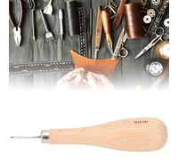 Alène losange, alêne simplement en cuir, économie de travail légère Facile à utiliser Facile à transporter pour le bricolage Maroquinerie Artisanat du cuir Travaux de(3mm)